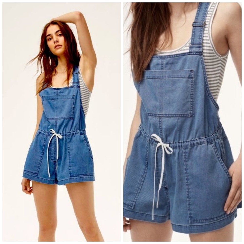 SOLD Aritzia Wilfred Free Beatriz shortalls Xs - Picture 1 of 12
